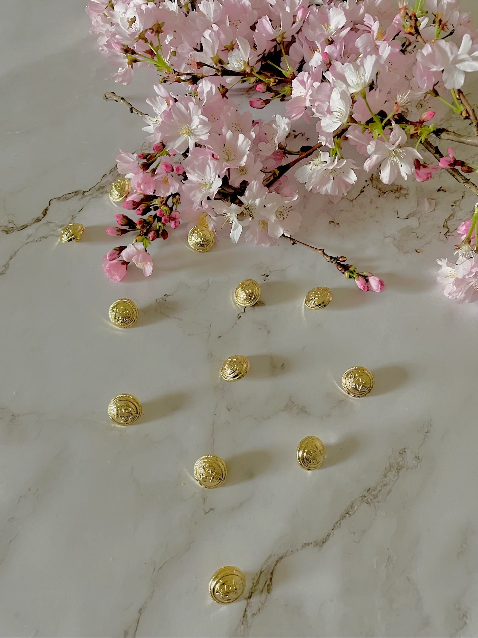 Golden plated buttons – photo 3